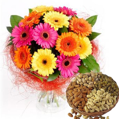 Flower N Dryfruits Hamper