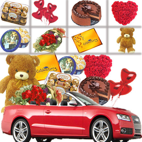 Car Full Of Valentine Gifts