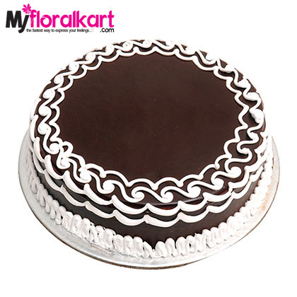 1kg Creamy Decorative Chocolate Cake