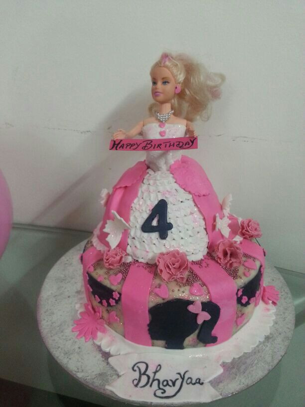 Doll Cake Design for Birthday - How to Make | Decorated Treats