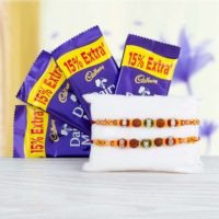 Rakhi with Dairy Milk chocolate 