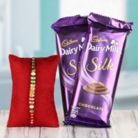 Rakhi with Dairy milk Silk