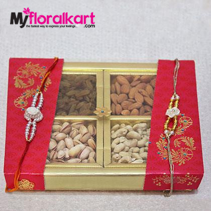 A beautiful wrap of dry fruits