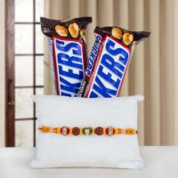 Rakhi with Snickers Chocolate