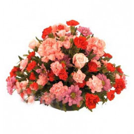 Basket of 24 Mix Flowers