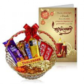 Diwali Greeting with Chocolates