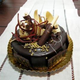 Double Chocolate Fudge Cake