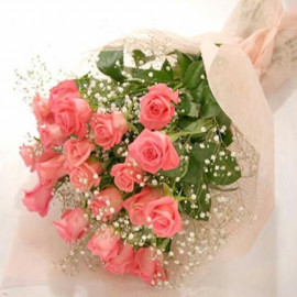 Pink Roses Bunch 