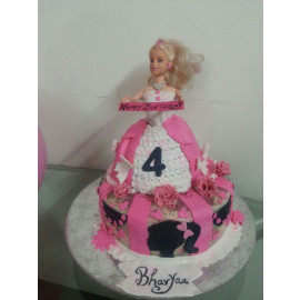 Barbie Doll Cake