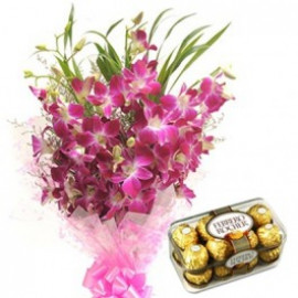 ORCHIDS WITH FERREROS