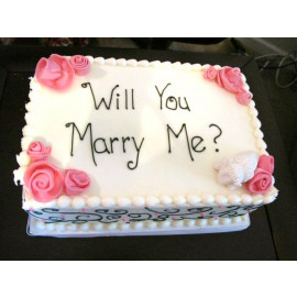 Propose Day Cake