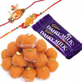 Rakhi with Sweets