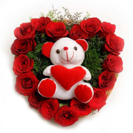 Roses N Soft Toy