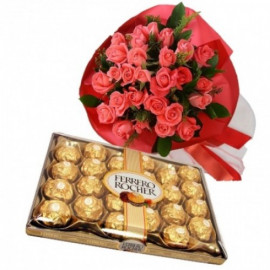 Roses With Chocolates