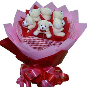 Cute Teddy Bouquet