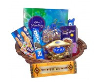 Rakhi with Cookies Hamper